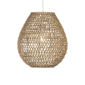 Linz 40cm diameter ceiling lamp shade in paper string main image