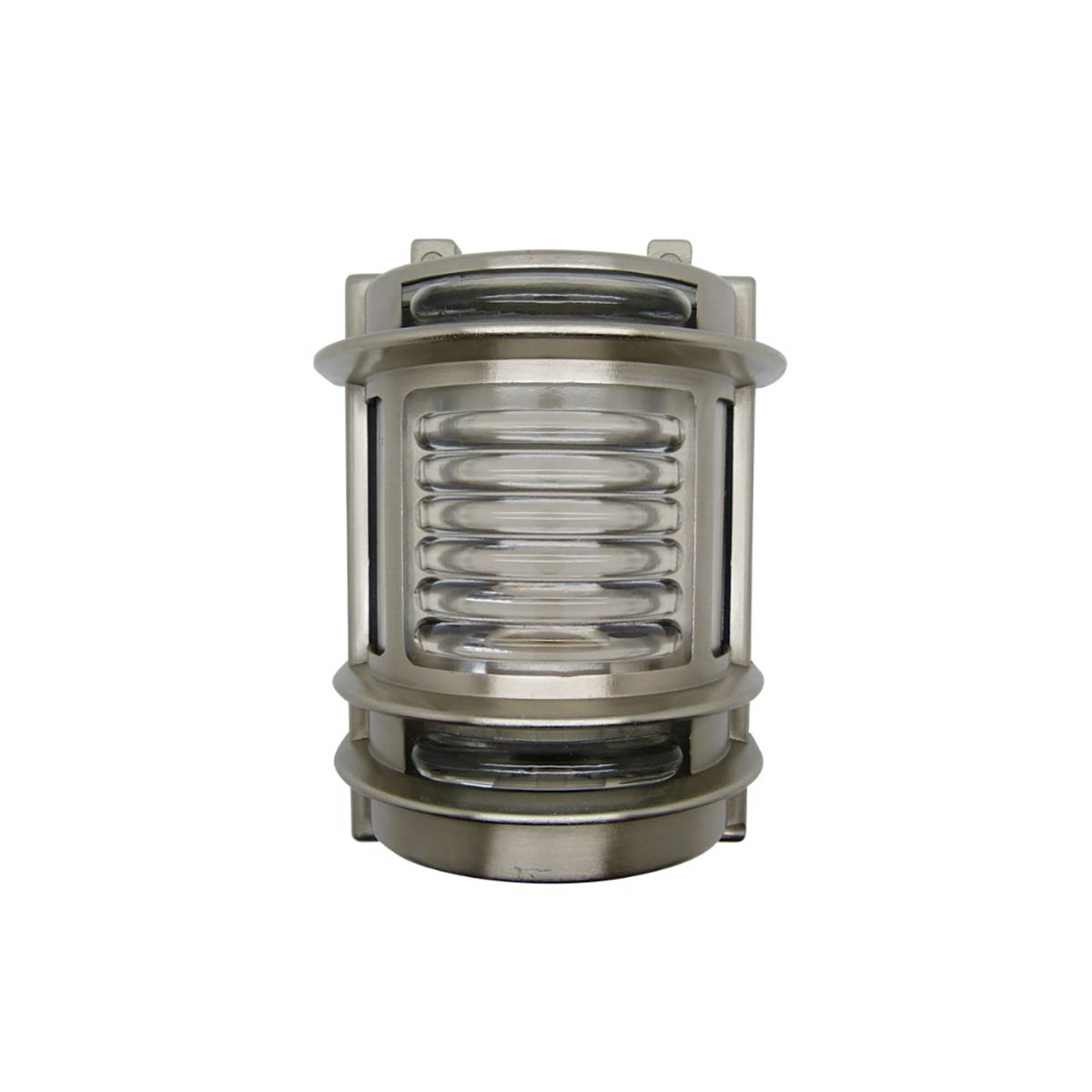 Solid Brass Nautical Outdoor Passage Lantern Satin Nickel IP64