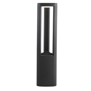 Michigan 50cm tall modern LED outdoor post light on white background