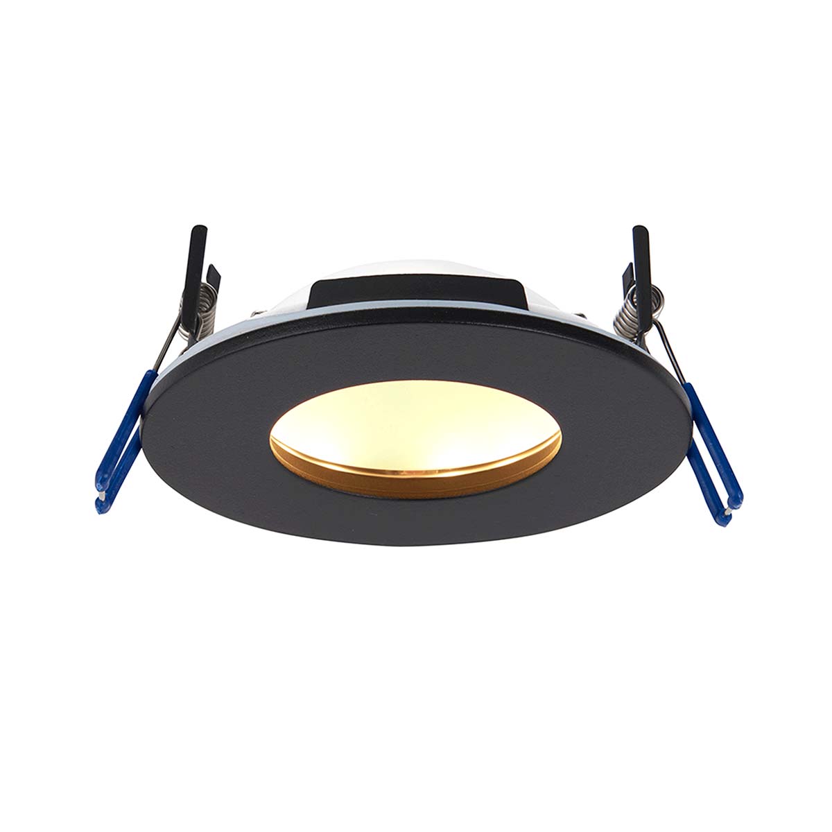 OrbitalPRO 9w 4CCT Bathroom Shower Light Matt Black IP65