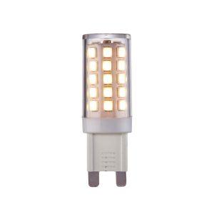 G9 SMD LED lamp, 3.5w with 400 lumens in warm white lit