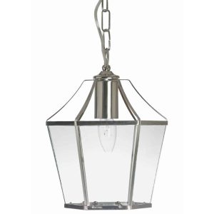 Dulverton 1 light hanging lantern in antique chrome main image