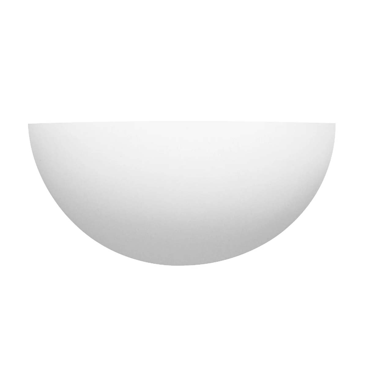 Bombay Half Round Paintable Ceramic Wall Washer