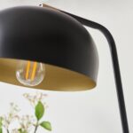 Endon Brair 1 Light Modern Table Lamp Matt Black