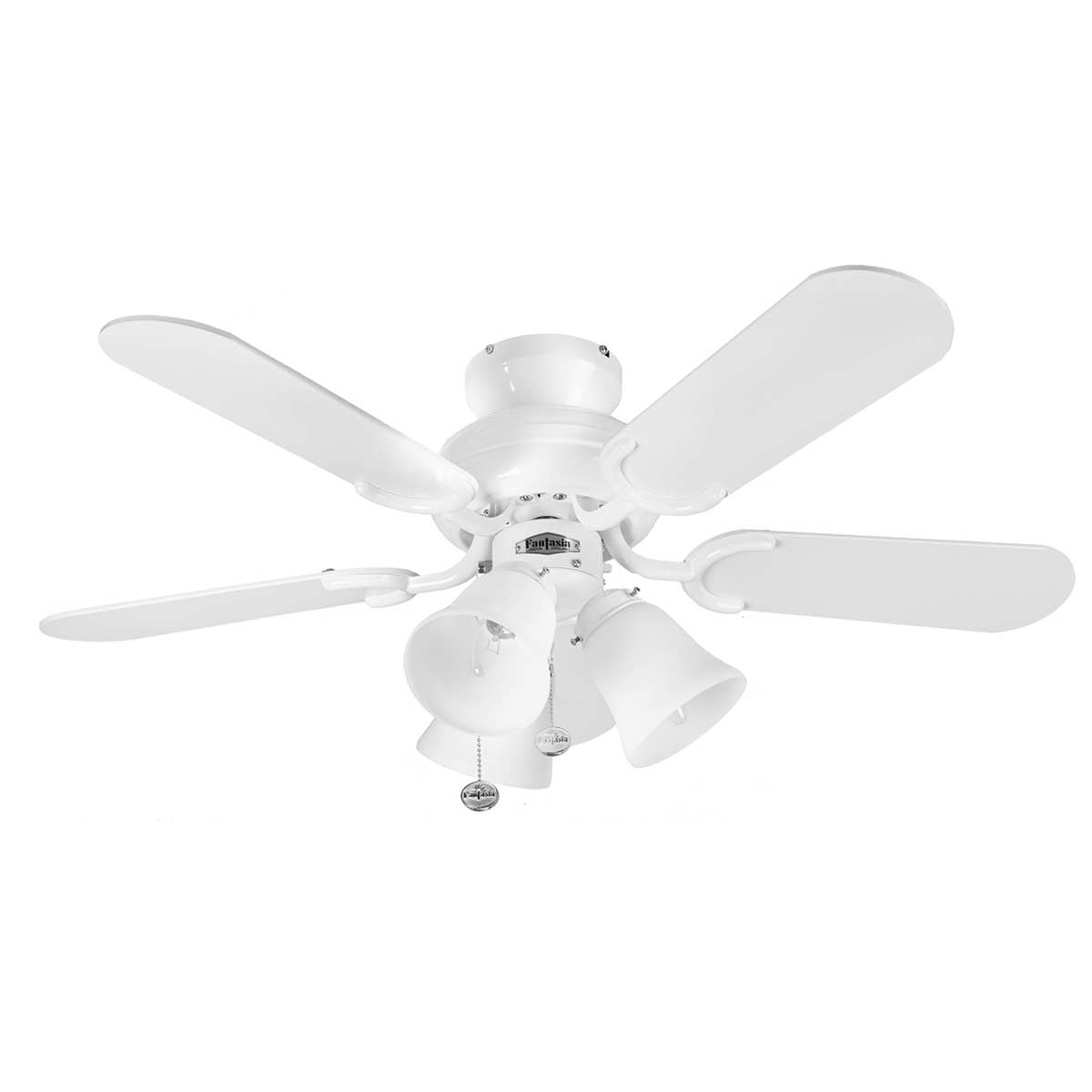 Fantasia Capri Combi 36″ Ceiling Fan Light Kit Gloss White
