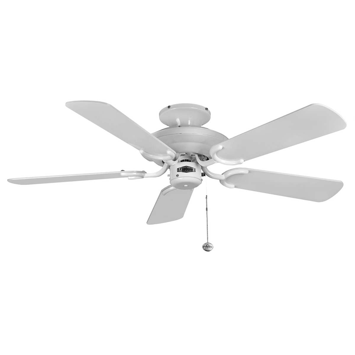 Fantasia Mayfair 42″ Ceiling Fan Without Light Gloss White