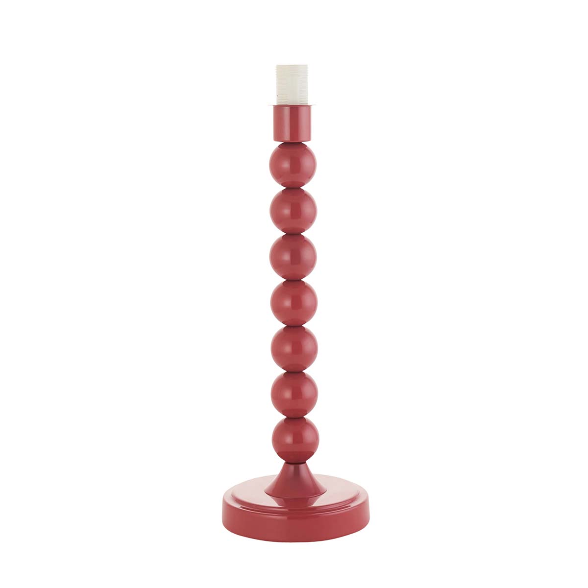 Higgledy Traditional Table Lamp Base Only in Pink Clay