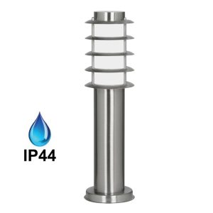 Altay 45cm outdoor bollard light in stainless steel main image