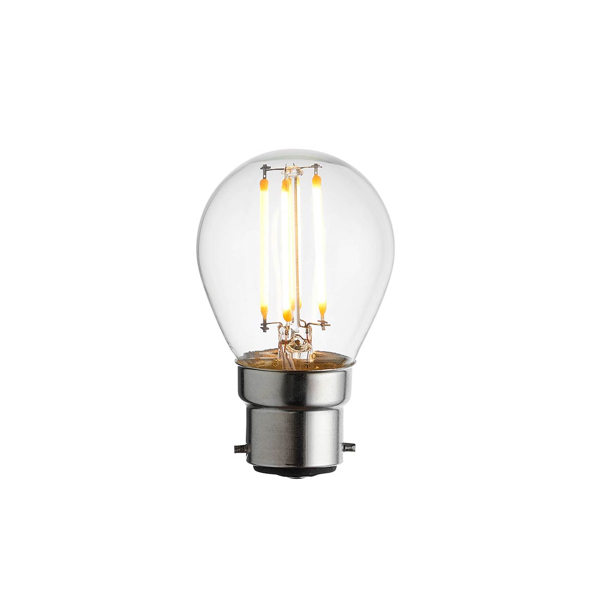 Dimmable 4w LED B22 Golf Ball Bulb 470 Lumens 2700k