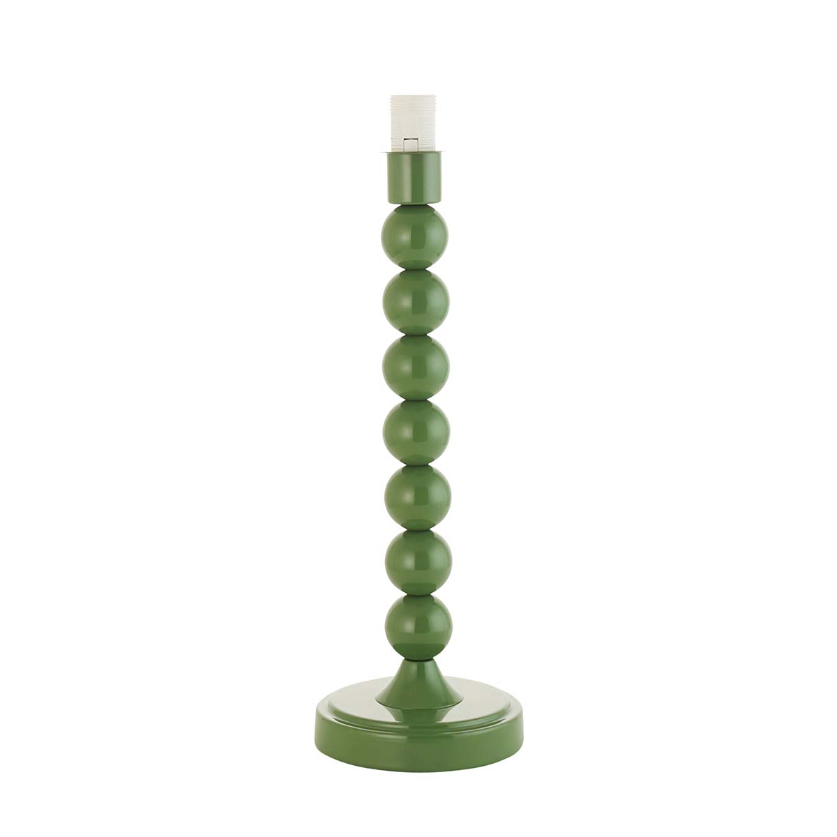 Higgledy Traditional Table Lamp Base Only in Green