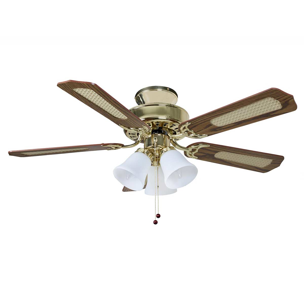 Fantasia Belaire Combi 42″ Ceiling Fan Light Kit Polished Brass