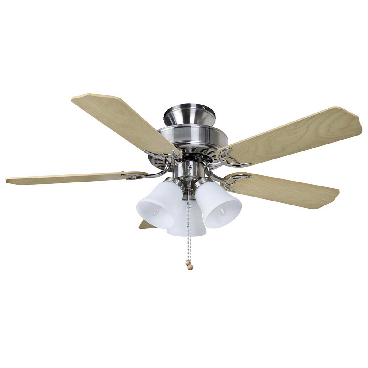 Fantasia Belaire Combi 42″ Ceiling Fan Light Kit Brushed Nickel