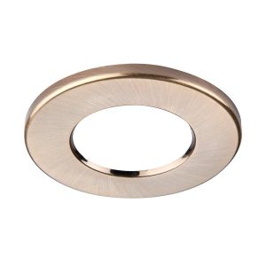 ShieldECO downlight antique brass finish bezel accessory.