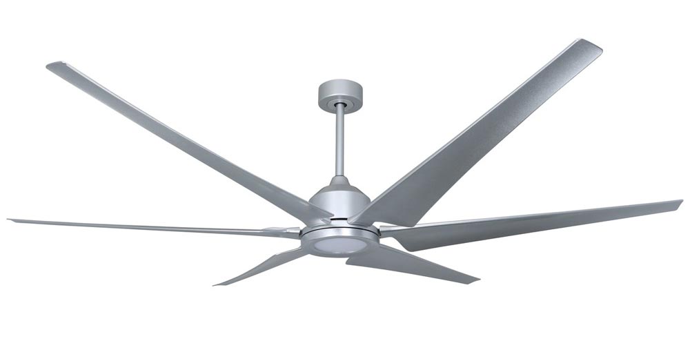 Fantasia Titan Turbine Remote 82″ Ceiling Fan LED Light Nickel