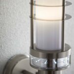 Pagoda Outdoor PIR Sensor Wall Light Stainless Steel