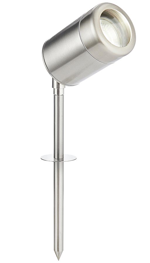 Atlantis Adjustable Outdoor Spike Spotlight 316 Stainless Steel IP65