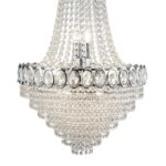 Louis Philippe 11 Light Stunning Crystal Chandelier Chrome