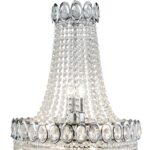 Louis Philippe 11 Light Stunning Crystal Chandelier Chrome