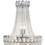 Louis Philippe 11 Light Stunning Crystal Chandelier Chrome