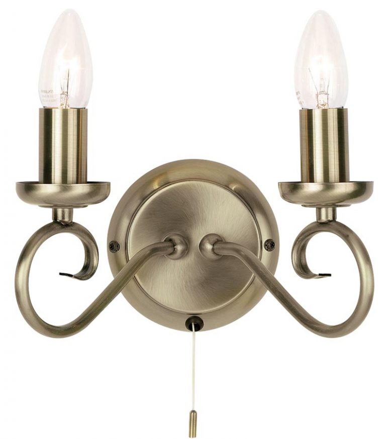 Switched Wall Lights Pull Cord Wall Lighting with Switches