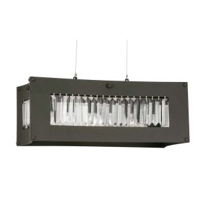 Bergen 3 light urban chic pendant chandelier on white background