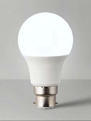 B22 6w LED GLS (general light service) light bulb in daylight white.