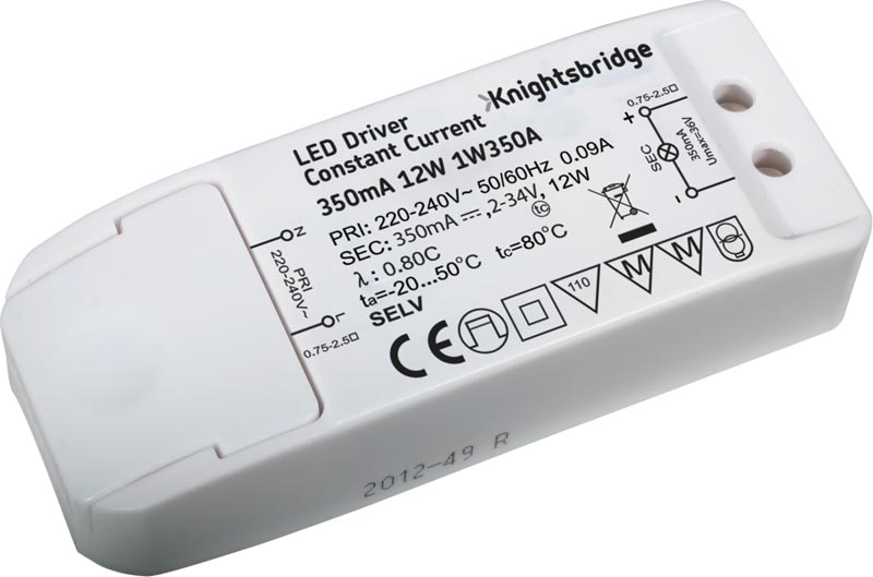 12w Constant Current 350mA LED Driver For SPIKEW Spike Light