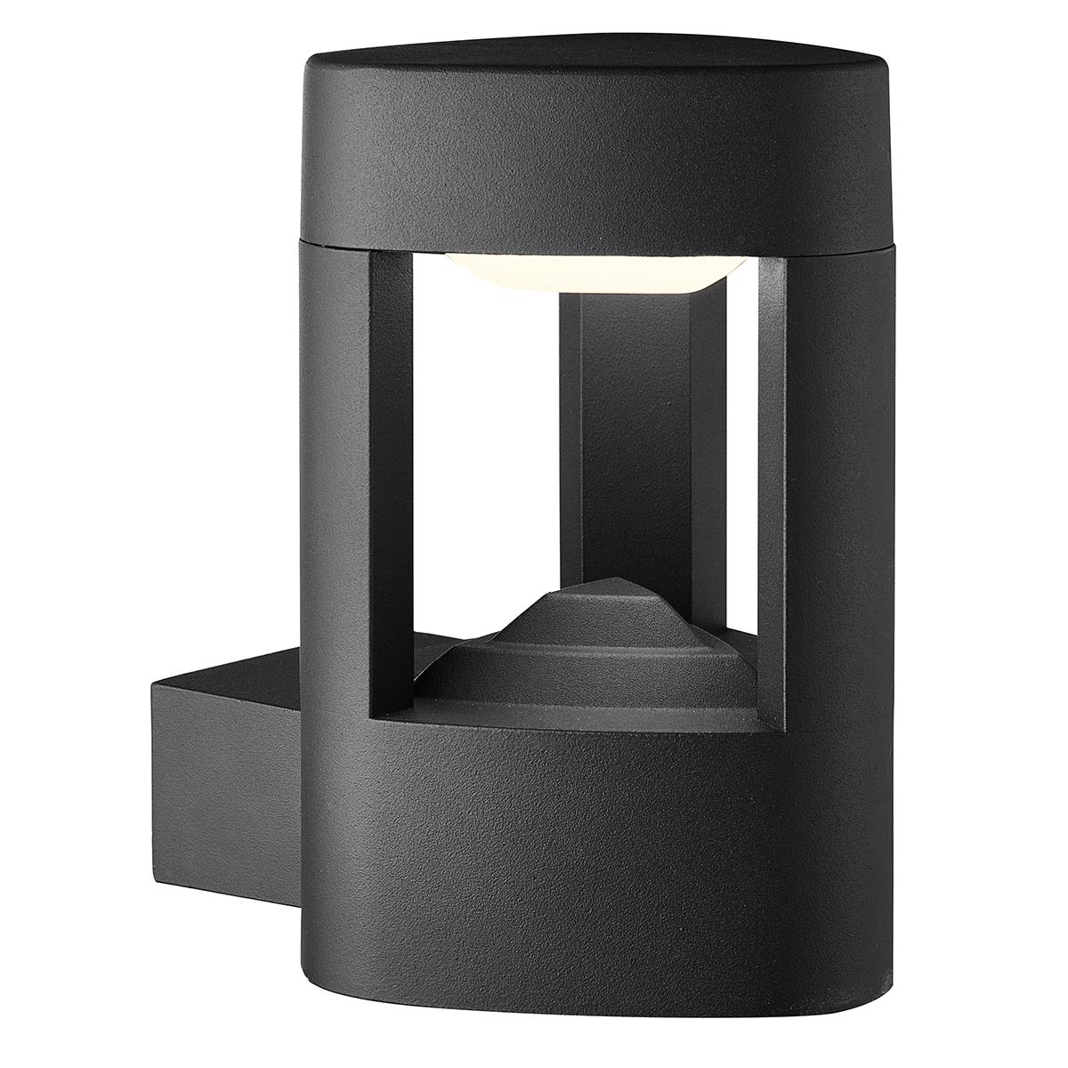 Michigan Modern LED Outdoor Wall Light Dark Grey