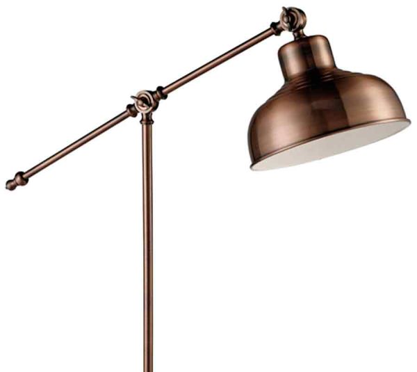 Macbeth Industrial Style Adjustable Floor Lamp In Copper Finish 2028CU