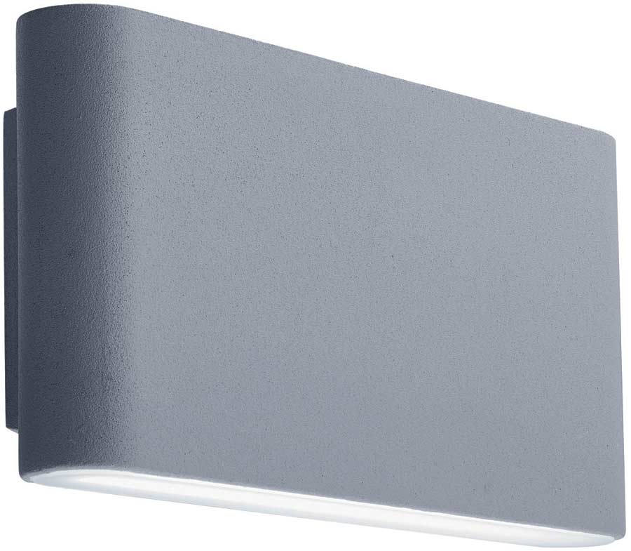 Modern Outdoor Grey Aluminium LED Slim Wall Washer Light