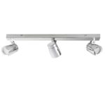 Knight 3 Light Bathroom Ceiling Spot Light Bar Chrome