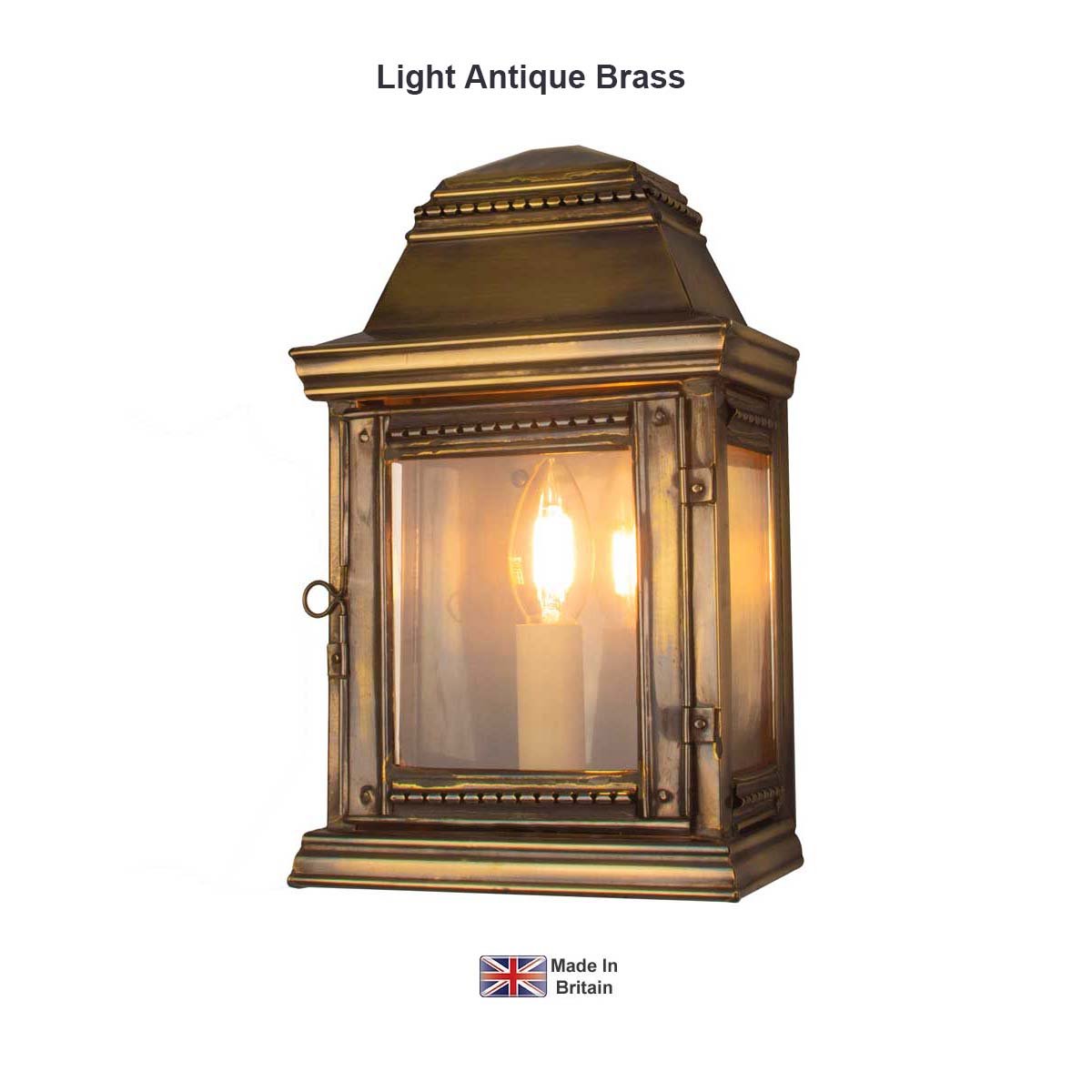 Replica Victorian Stable Lamp outdoor Wall Light Solid Brass