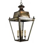 Balmoral Extra Large 4 Light Victorian Porch Lantern Solid Brass