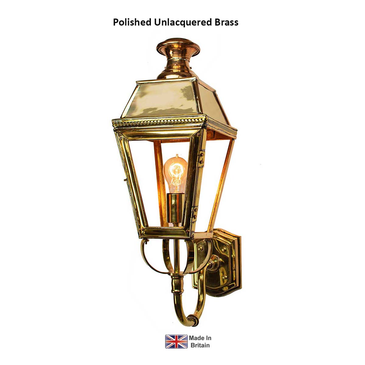 Kensington Victorian Outdoor Wall Lantern Upward Facing