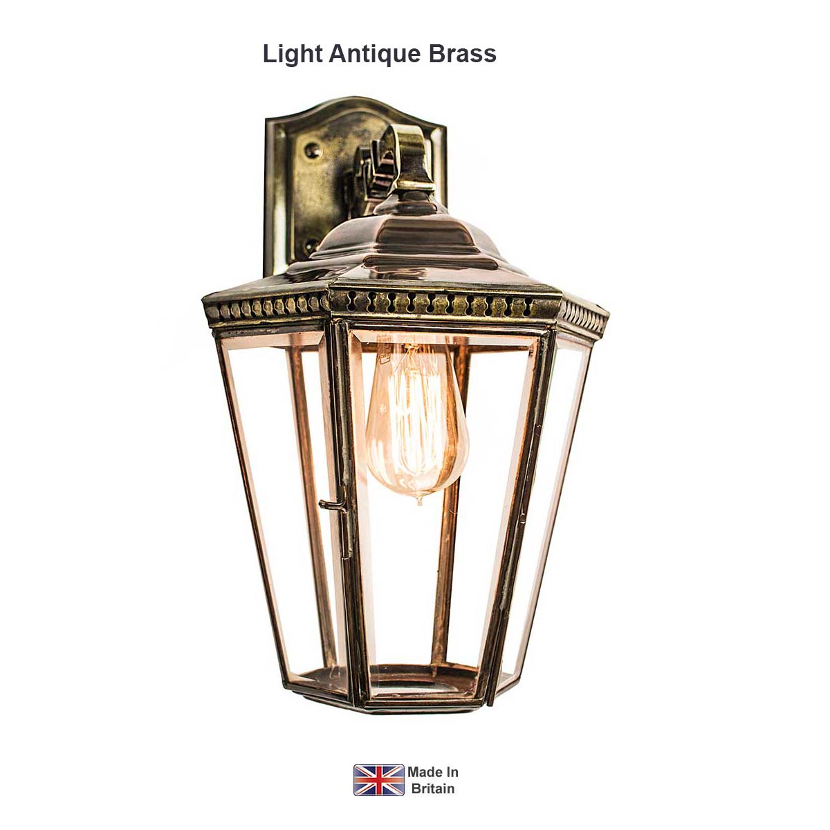 Chelsea Georgian Period Outdoor Wall Lantern Brass And Copper