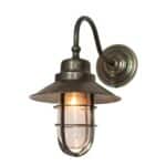 Wheelhouse Nautical Style 1 Light Outdoor Wall Lantern Solid Brass