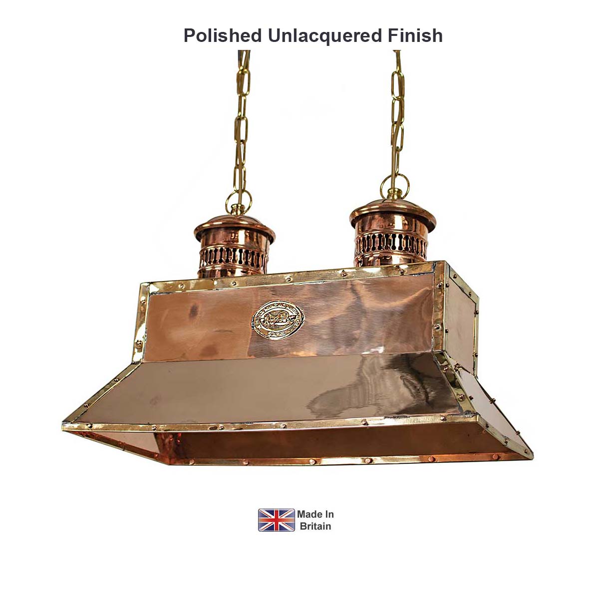 Handmade Solid Copper Replica Vintage Smithy Pendant Lamp