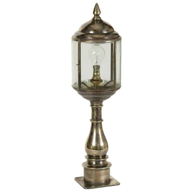 Wentworth Art Deco Style Outdoor Passage Wall Lantern Solid Brass
