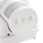 Motion Outdoor Bulkhead PIR Wall Light White IP44