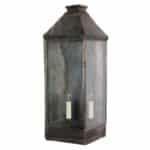 Large Greenwich 2 Light Period Outdoor Wall Lantern Solid Brass