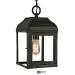 Hemingway Small Victorian Hanging Porch Lantern Solid Brass