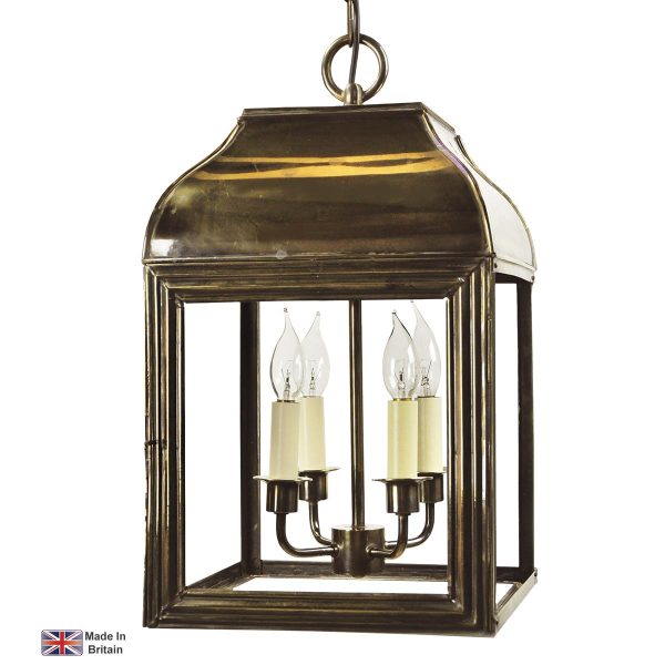 Hemingway Large Victorian Hanging Porch Lantern Solid Brass