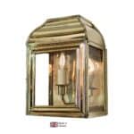 Hemingway Small Victorian Outdoor Wall Lantern Solid Brass