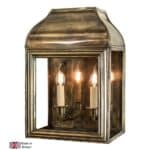 Hemingway Large Victorian Outdoor Wall Lantern Solid Brass