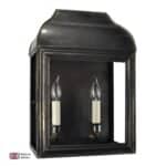 Hemingway Large Victorian Outdoor Wall Lantern Solid Brass