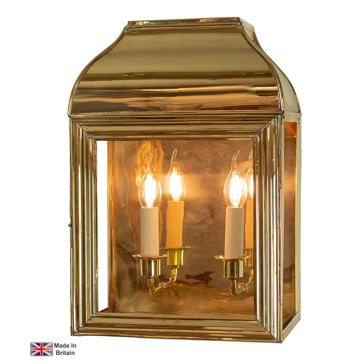 Hemingway Large Victorian Outdoor Wall Lantern Solid Brass