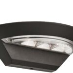 Lincoln LED Modern Outdoor Wall Down Light Dark Grey