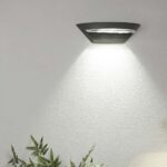 Lincoln LED Modern Outdoor Wall Down Light Dark Grey