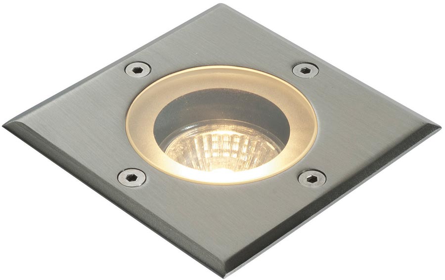 Pillar Square Marine Grade Stainless Steel IP65 Walkover Light