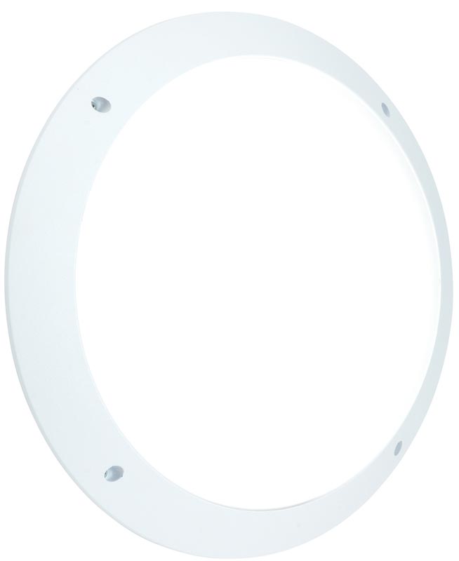 Seran Plain White 12w LED Outdoor Bulkhead Light IP65